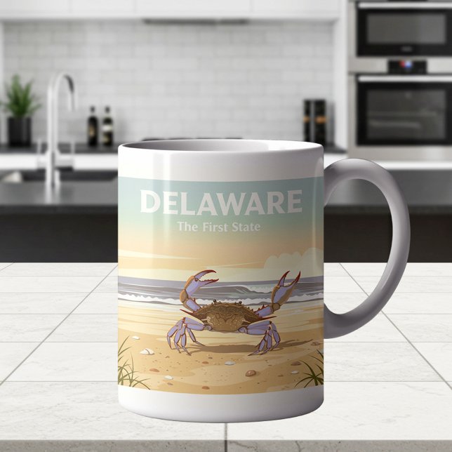 Taza De Café Vintage Delaware (Subido por el creador)