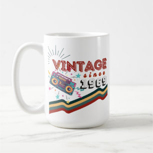 Taza De Café Vintage desde 1969 Nostalgic & Vintage Music