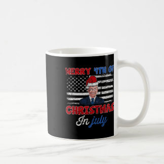 Taza De Café Vintage Divertido Joe Biden Feliz 4 de Navidad En