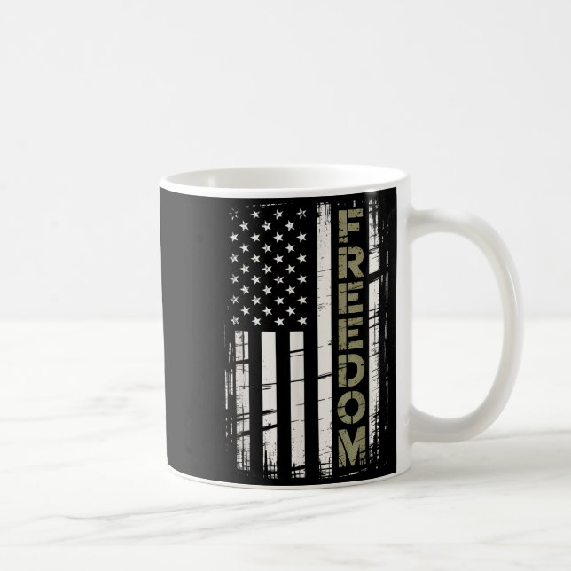 Taza De Café Vintage Dom American Flag  (Derecha)
