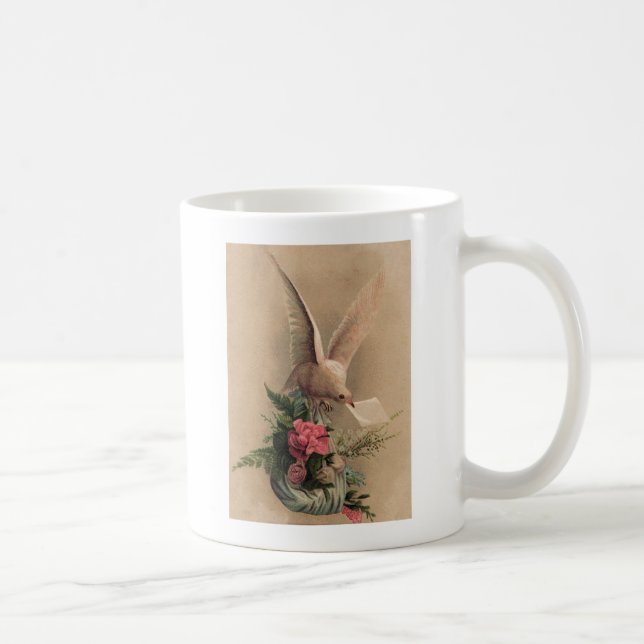 Taza De Café Vintage Dove (Derecha)