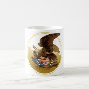 Taza De Café Vintage Eagle Mug estadounidense