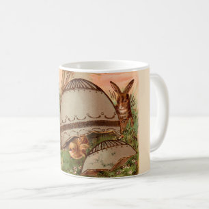 Taza De Café Vintage Easter Bunny Love Mug