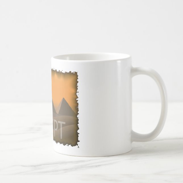 Taza De Café Vintage Egipto (Derecha)