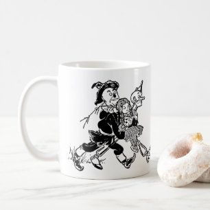 Taza De Café Vintage El mago de Oz Dorothy durmiendo con amapol