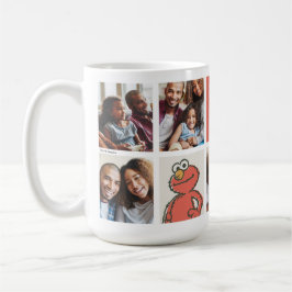 Taza De Café Vintage Elmo | Mejor Mamá - Collage de fotos