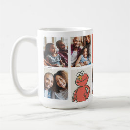 Taza De Café Vintage Elmo | Mejor papá - Collage de fotos