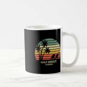 Taza De Café Vintage Florida Gulf Breeze Beach T Shirt Guay Ret