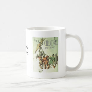 Taza De Café Vintage Francia, Chamonix, Mt Blanc