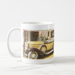Taza De Café vintage Franklin D. Roosevelt Cars GEORGIA
