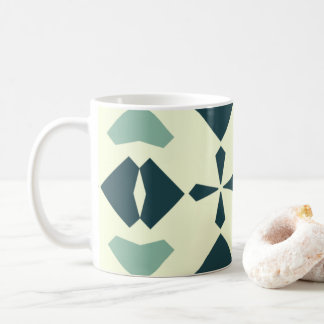 Taza De Café Vintage Geometric Pattern