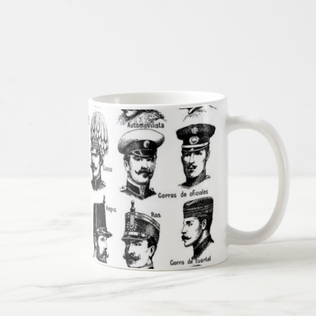 Taza De Café Vintage Gorra Mug (Derecha)