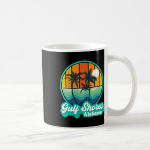 Taza De Café Vintage Gulf Shores Alabama Summer Vacation Beach