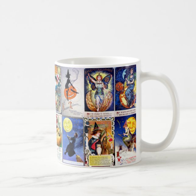 Taza De Café Vintage Halloween (Derecha)