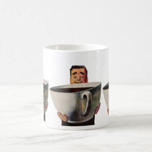 Taza De Café Vintage Happy Man Bebe Giant Cup of Coffee