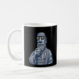 Taza de café vintage Hombre de Piedra Cool