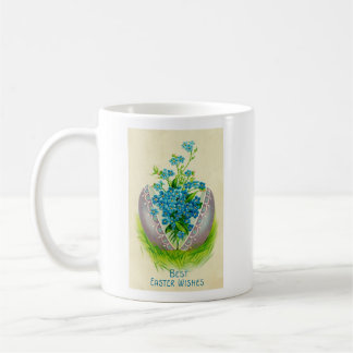 Taza De Café Vintage Huevo de Pascua Los Mejores Deseos De Pasc