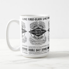 Taza De Café Vintage Illinois RR central