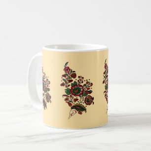Taza De Café Vintage Indian Cotton Chintz Fabric