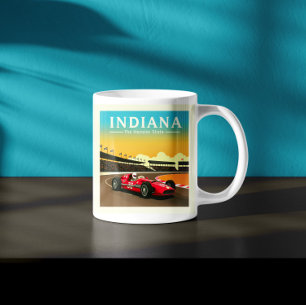 Taza De Café Vintage Indiana