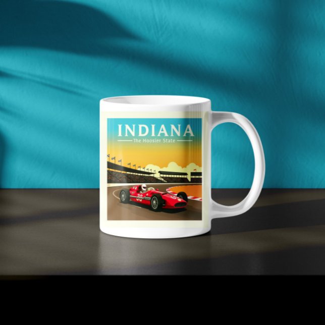 Taza De Café Vintage Indiana (Subido por el creador)