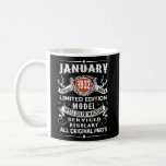 Taza De Café Vintage January 1932 Limited Edition 90th<br><div class="desc">Vintage January 1932 Limited Edition 90th Birthday Gift Men Gift. Perfect gift for your dad,  mom,  papa,  men,  women,  friend and family members on Thanksgiving Day,  Christmas Day,  Mothers Day,  Fathers Day,  4th of July,  1776 Independent day,  Veterans Day,  Halloween Day,  Patrick's Day</div>