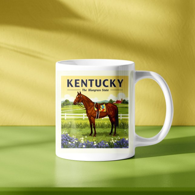 Taza De Café Vintage Kentucky (Subido por el creador)