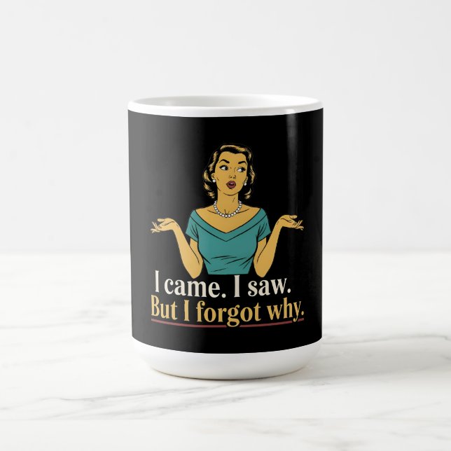 Taza De Café Vintage Lady Midlife Confession (Centro)