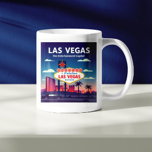 Taza De Café Vintage Las Vegas Nevada