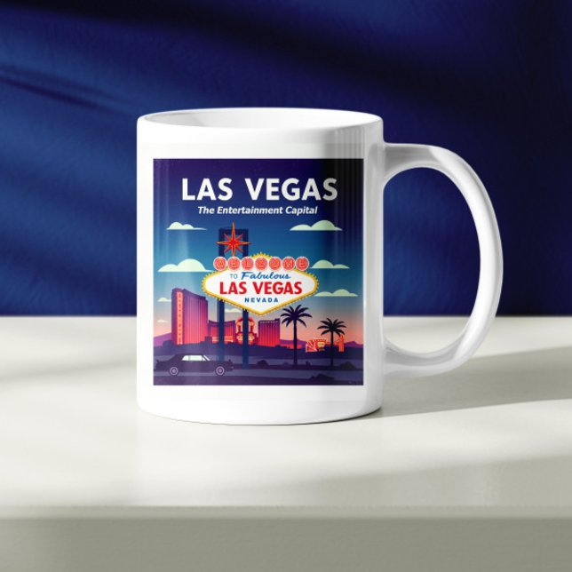 Taza De Café Vintage Las Vegas Nevada (Subido por el creador)