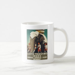 Taza De Café Vintage Lloyd Triestino la India