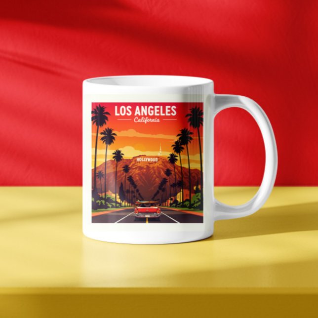 Taza De Café Vintage Los Angeles California (Subido por el creador)