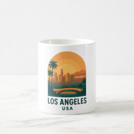 Taza De Café Vintage Los Angeles Travel – Retro Hollywood