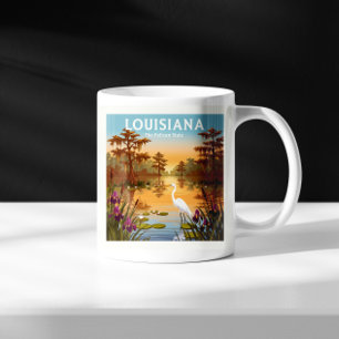 Taza De Café Vintage Louisiana
