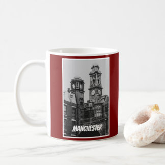 Taza De Café Vintage Manchester Cityscape England 2001