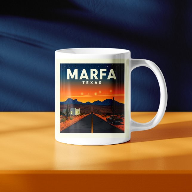 Taza De Café Vintage Marfa Texas (Subido por el creador)