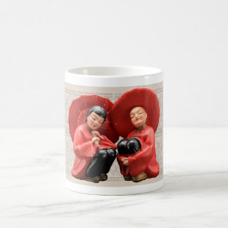 TAZA DE CAFÉ VINTAGE MCM CERAMIC FIGURINE