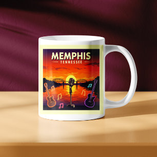 Taza De Café Vintage Memphis Tennessee