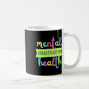Taza De Café Vintage Mental Health Problema Cita Para Apoyo