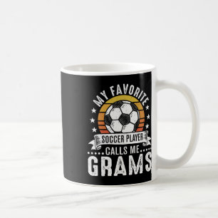 Taza De Café Vintage Mi Jugador de Fútbol Favorito Me Llama Abu