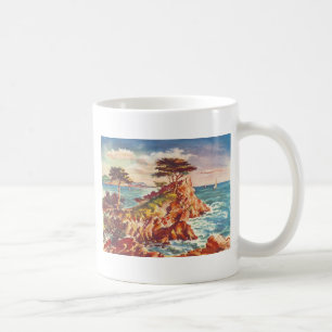 Taza De Café Vintage Monterey Coastline Turismo californiano Es