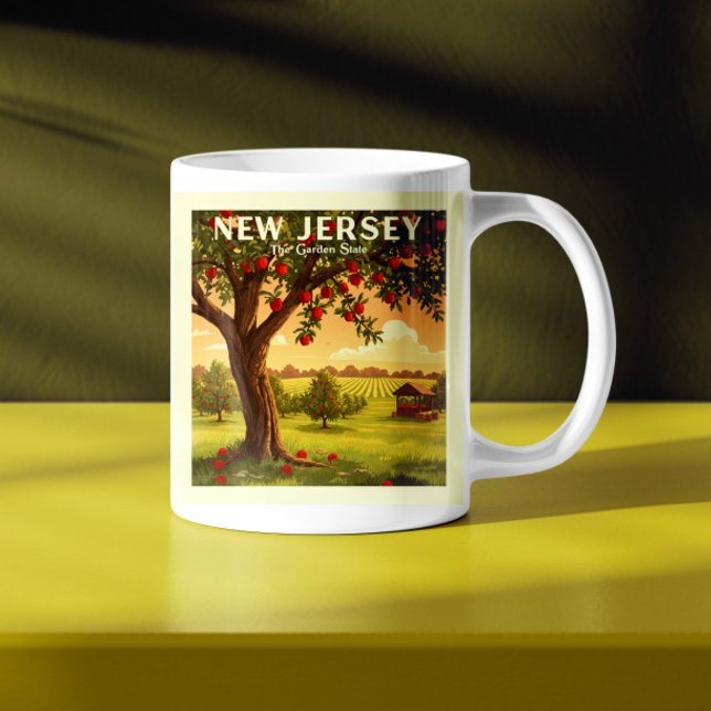Taza De Café Vintage New Jersey (Subido por el creador)