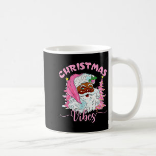 Taza De Café Vintage Nk Papá Noel Vibraciones Navideñas Fiesta