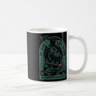 Taza De Café Vintage No Disc Left Behind Disc Golf Meme Golfist