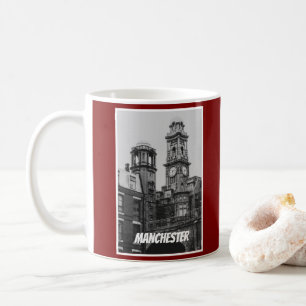 Taza De Café Vintage paisaje urbano de Manchester Inglaterra 20