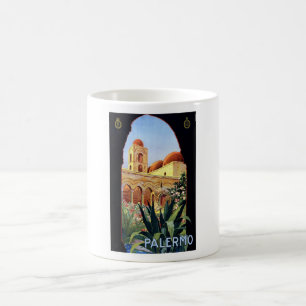 Taza De Café Vintage Palermo Sicilia