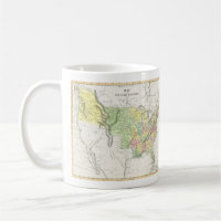 Vintage Political of the United States Map (1833)