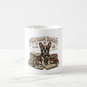 Taza De Café Vintage Profesor Galleta Frenchie Esquire