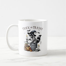 Taza De Café Vintage Raccoon Halloween