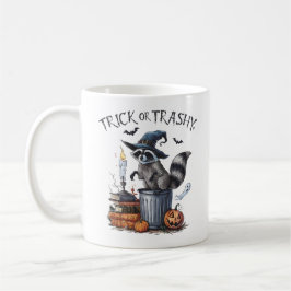 Taza De Café Vintage Raccoon Halloween